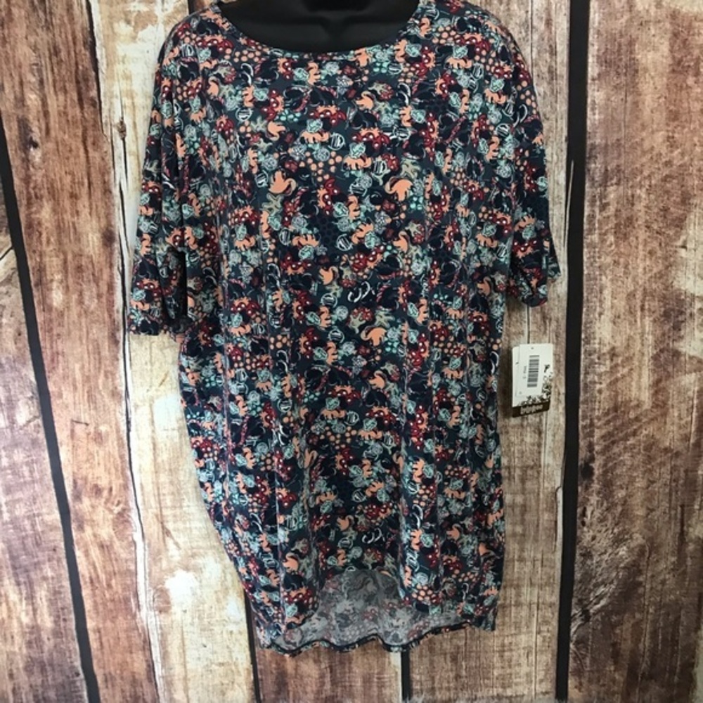 LuLaRoe Irma Hi-Low Tunic 3/4 sleeve Small